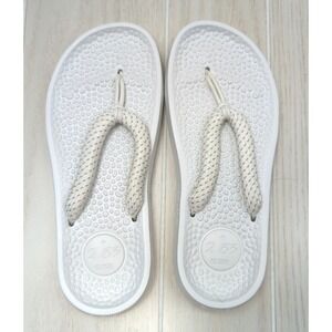 Allbirds White Blizzard Sugar Zeffer Flip Flop Unisex sandals Women 7
